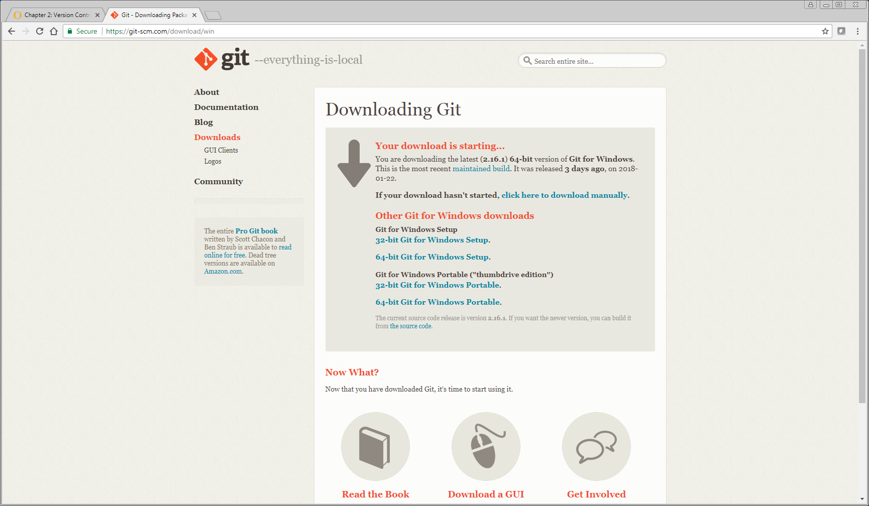 Git installer